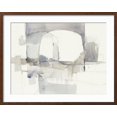 thumbnail image 2 of Art.com Improvisation I Gray Crop Art Print by Mike Schick, Brown Frame Wall Art, 29" x 23", 2 of 5