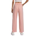 thumbnail image 4 of Sweatpants for Women Womens Cargo Work Pants Straight Leg Yoga Pants for Women Women's Plus Size Pants Women Pants Casual Work Hiking Cargo Pants Women Pink M, 4 of 7