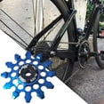 thumbnail image 4 of 12T Road Bike Ceramic Pulley Bike Derailleur Accessories Aluminium Alloy Part Wheel Derailleur Pulley Bearing , blue, 4 of 8