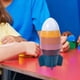 thumbnail image 5 of Juguetes apilables para construir, bloques, juguetes de educación temprana, clasificación para niños pequeños Marrón, 5 of 7