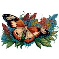 thumbnail image 1 of Kit Con Forma Especial Parcial 5D DIY Y Mariposa 40x30cm, 1 of 9