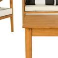 thumbnail image 6 of Safavieh Nunzio 4-Piece Eucalyptus Wood Outdoor Set in Teak Brown/Beige, 6 of 10