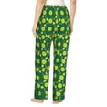 thumbnail image 3 of Goofa Tennis Balls Printed Soft Pajama Pants for Women, Wide Leg Comfy Casual Lounge Yoga Pants-, 3 of 9