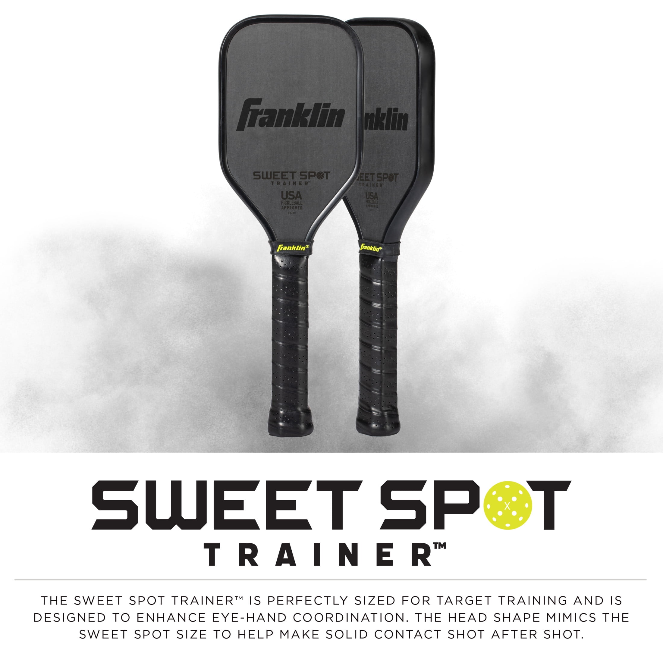 Franklin Sports Pickleball Training Paddle - Sweet Spot Mini Paddle Trainer