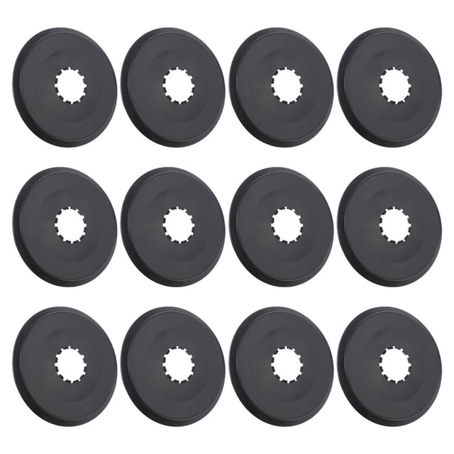 unbranded 12Ud Cubiertas Para Radios De Con Función Y Estilo Único Color Negro