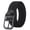 Black, variant on Men's Loops Belt Braided Casual Autumn Chic Office Medium Braid Belt All Seasons Adjustable Belts Grey Small-Large