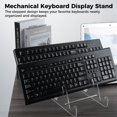 thumbnail image 2 of Soporte de teclado acrílico Timcorr escalonado de 3 niveles transparente, 2 of 7