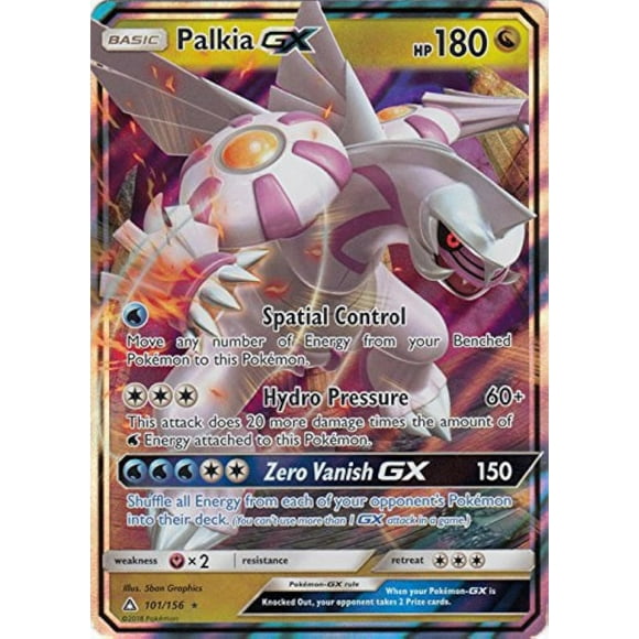 Carta coleccionable Pokémon Palkia GX 101/156 - Ultra Rare