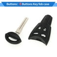 thumbnail image 3 of Unique Bargains Coque de Remplacement pour SAAB 93 95 2003-2007 Entrée Sans Clé Télécommande 4 Boutons, 3 of 7