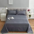 thumbnail image 1 of Juego de cama de tres piezas, sábana + funda de almohada, sábana de tres piezas, sarga, lijado, multiespecificación., 1 of 6