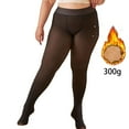 thumbnail image 5 of Sakmal 80D Fleece Lined Black Tights Plus Size Pantyhose Soft Womens Tight, 5 of 5