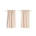 thumbnail image 1 of Cortinas LYCAQL 100 % opacas para ventana, con forro negro, que bloquean el frío y la luz, ideales para habitación de bebé, con aislamiento térmico (beige, 2 unidades, 89 x 89 cm cada panel), 1 of 8