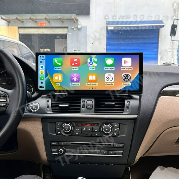TPXINXIN 15.8 inch Android 14 Car Radio for BMW X3/X4 2011-2017 Wirless Carplay GPS Navigation Screen Upgrade Multimedia（CIC system）