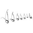 thumbnail image 2 of 7 piezas de tamaño , anillos superiores de pesca, kit de reparación de varillas, guías de línea, de ojos, 2 of 7
