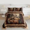 thumbnail image 2 of Castle Fairy Safari Deers Queen Comforter Set,Woodland Animal Bedding Comforter Set, 2 of 8