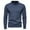 Blue, variant on JTieacloth Big & Tall Mens Sweaters Men's Autumn Stand Up Collar Sweater Men's Casual Outdoor Long Sleeved Shirt Without Pockets Mid Neck Lined Sweater(Green)