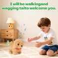 thumbnail image 6 of CYFW 2026 New Upgrade Hopping Dog Interactive Electronic Plush Puppy Toy - Plush Puppy Dog Walking, Barking & Tail Wagging (Brown), 6 of 7