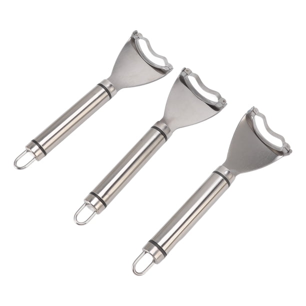 Pelador de maíz de acero inoxidable, 3 piezas, cortador de maíz de acero inoxidable, pelador de mazorcas de maíz, pelador de precisión