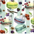 thumbnail image 1 of Metal Light Switch Plate Cover Macaron Fruits and Spices French Desserts CAK022, 1 of 13