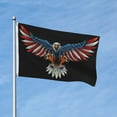 thumbnail image 3 of American Flag Eagle Flag 3x5 Ft Outdoor Indoor With Grommet Garden Yard Banner Decorative Sign, 3 of 6