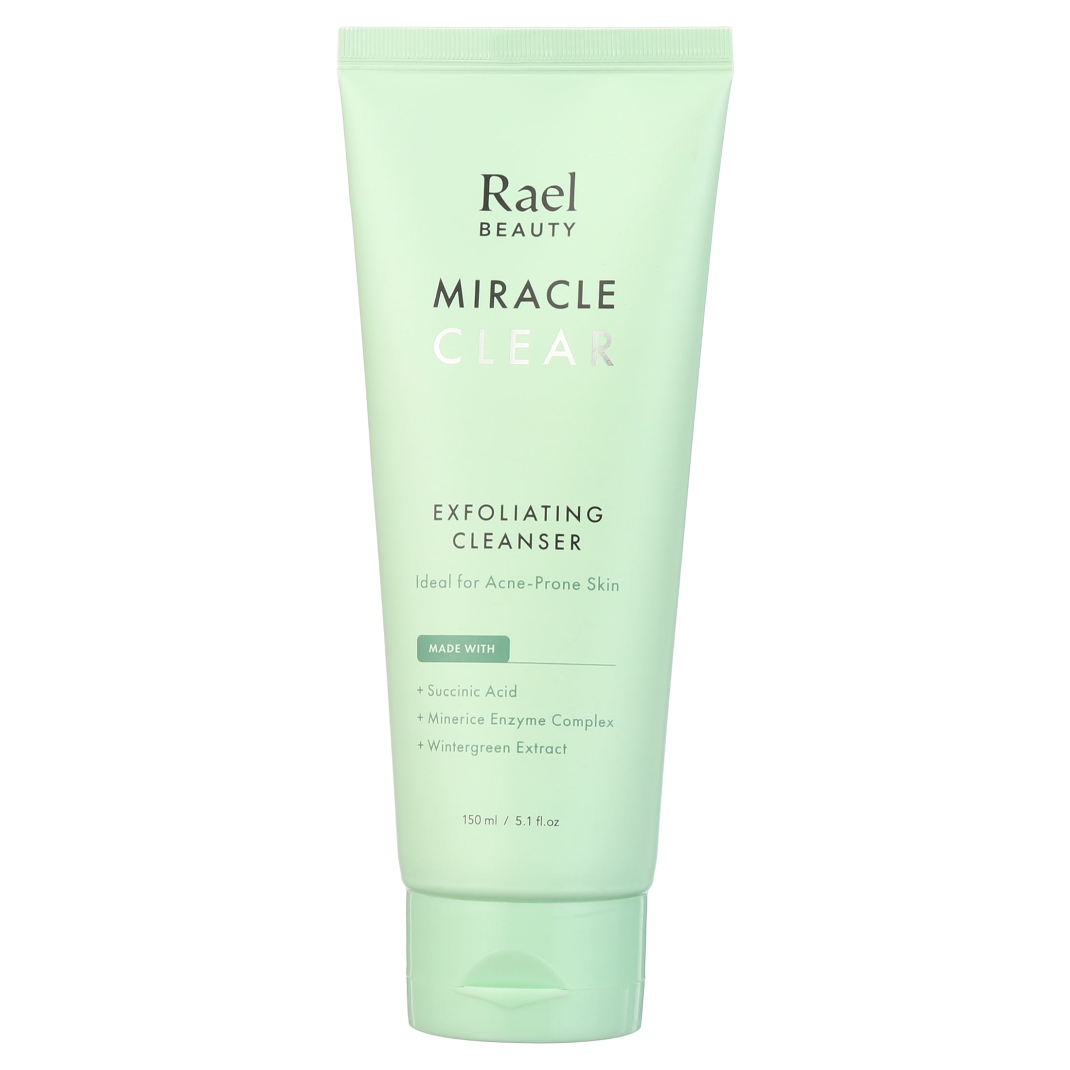 Rael Miracle Clear Exfoliating Cleanser Foam for AcneProne Skin, 5.1