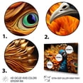 thumbnail image 3 of Designart "Birds Of Paradise landscape VI" Animals Floater Framed Canvas Print, 3 of 7