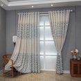 thumbnail image 6 of Sunyuer Luxury Curtains Blue Jacquard Drapes Curtains for Living Room 2 Panels for Bedroom Grommet TopSunyuer, 6 of 6