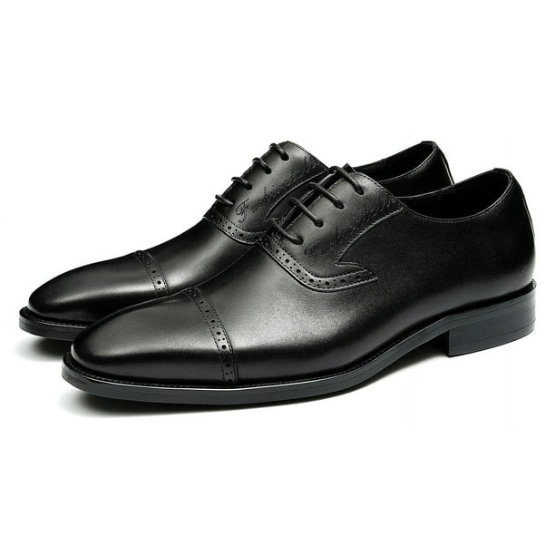 HOT Black Dress Shoes Black Homecoming Shoes Santimon - Main Image
