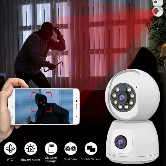 AZXY Security Cameras Wireless Wifi,Indoor Security Cameras,1080p Hd Home 360 Smart Camera,Surveillance Camera for Pet