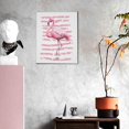 thumbnail image 3 of KLL Flamingo Print Canvas Wall Art, Canvas Painting Prints Canvas Art Wall Decor Home Decoration for Living Room Bedroom Office, 3 of 6