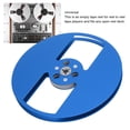 thumbnail image 4 of Empty Tape Reel, 7 Inch Aluminum Alloy 2 Hole Wind Proof, Compatible with Reel Tape Player, 1/4 Inch, Universal, for Traditional Recordings, for Recorders, 4 of 7