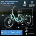 thumbnail image 2 of MOONCOOL 24"/26" Electric Tricycle for Adults, 350W 36V 7 Speeds Electric Trike Motorized Three Wheel Electric Bikes Bicycle with Large Basket for Women Men, Certified to UL 2849 by SGS, 2 of 9