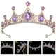 thumbnail image 5 of BRIGHTFUFU Boda Tiara Mujeres Diúdón Corona Boda de boda Corona Corona para cumpleaños, 5 of 7