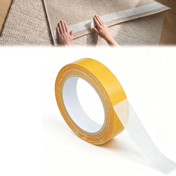 Mesh Double Sided Tape Heavy Duty, High Tack Clear Wall Adhesive Tape with Fiberglass Mesh for Home, Office, and School