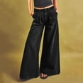 thumbnail image 2 of PEASKJP Womens Cargo Jeans Skinny Stretch Ripped Jeans Destroyed Denim Pants, Black M, 2 of 5