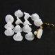 thumbnail image 4 of 100 Uds. Almohadillas transparentes para pendientes, almohadillas cómodas de silicona para pendientes, Clips en pendientes, 4 of 4