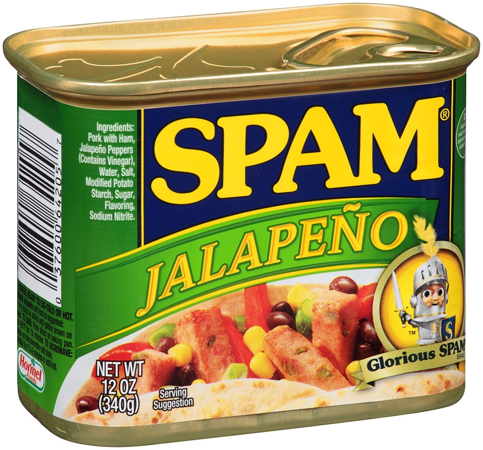 Spam Jalapeno Canned Meat 12 oz. Pull-Top Can by Hormel