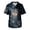Dark Gray_003, variant on Domuza Halloween Scrub Shirts for Men Novelty Horror Print V-Neck Short Sleeve Nursing Uniform Shirts Comfy Soft Relaxed Fit Medical Scrub Tops 4XL