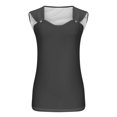 thumbnail image 4 of Buigttklop Womens Tank Tops 2024 Summer T Shirts V Neck Sleeveless Casual Loose Blouses, 4 of 4