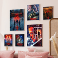 thumbnail image 2 of Pósteres de películas clásicas de la película S-Stranger T-Things, decoración de cafeterías y bares de estilo vintage, decoración nórdica para el hogar, 2 of 5
