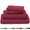 Burgundy, variant on Ultra Soft Wrinkle Resistant Bamboo Sheet Set - 4 Piece Set - 2200 Series
