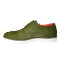 thumbnail image 5 of Men Tayno Dressy Casual Soft Suede Comfortable Double Buckle #Freshman Green, 5 of 8