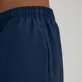 thumbnail image 4 of BLCHUNen Athletic Shorts for Mens Cotton Linen Lightweight Breathable Drawstring Beach Shorts with Pockets, 4 of 6