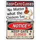 thumbnail image 1 of Placa Metal Vintage para Mantener La Puerta Cerrada Pintura Hierro Rectangular 30x20cm 2 Uds., 1 of 9