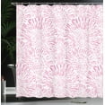 thumbnail image 3 of Ambesonne Botanic Shower Curtain, Vintage Floral Pattern Art, 69"Wx75"L, Pale Pink, 3 of 4