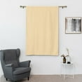 thumbnail image 3 of CUH Beige Blackout Roman Curtains for Kids Bedroom Thermal Insulated Curtains Rod Pocket Tie Up Shade Curtains 1-Panel for Small Windows Bathroom Kitchen (30 x 46 Inches Long), 3 of 7