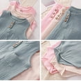 thumbnail image 6 of KVPLBQFD Sweat Suits for Girls Boys and Girls Short Sleeve Cartoon Rompers Tights with Pockets for 0 to 24 Months Functional Baby Outfit Boy Onesies 0-3 Months Size 14 Girls Clothes, 6 of 6