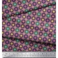 thumbnail image 2 of Soimoi Poly Georgette Fabric Floral Mandala Fabric Prints by Yard 52 Inch Wide, 2 of 3
