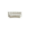thumbnail image 3 of Meridian Furniture Infinity Cream Boucle Fabric 2pc. Modular Sectional, 3 of 11