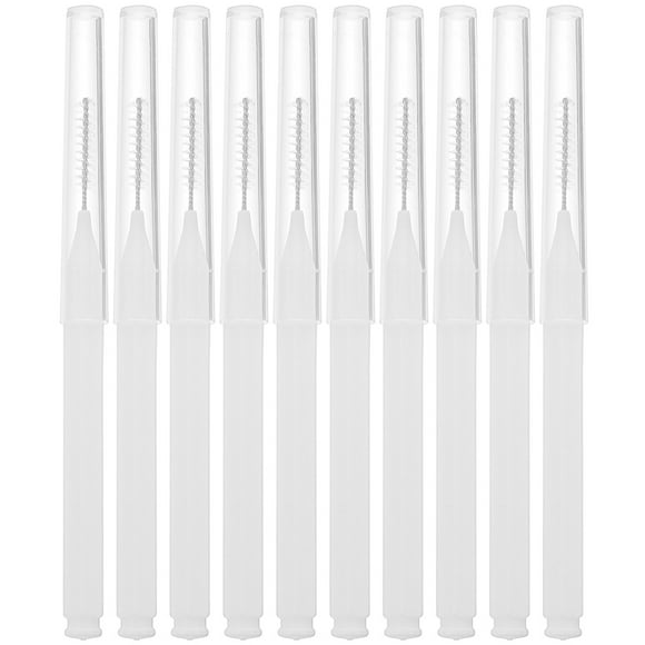 10 cepillos interdentales para hilo dental, palillos de hilo dental, suministros para el cuidado bucal